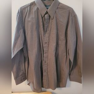 Men's Brown Dress Shirt